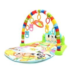 Light Goldenrod 3-In-1 Baby Kid Playmat Play Musical Pedal Piano Activity Soft Fitness Play Mat