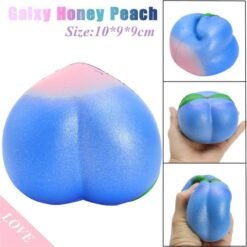 10CM Galaxy Honey Peach Cream Scented Slow Rising Squeeze Strap Kids Toy Phone - Toys Ace