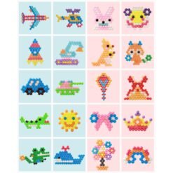 Lavender 6000Pcs DIY Water Sticky Fuse Beads Plastic Toys Funny Kid Craft Decorations