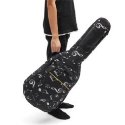 Dark Slate Gray 39 40 41 Inch Acoustic Guitar Double Straps Padded Guitar Soft Case Gig Bag Backpack
