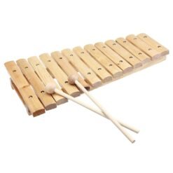 Tan 13 Tone Wooden Xylophone Musical Piano Instrument for Children Kid