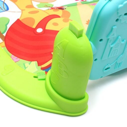 Yellow Green 3-In-1 Baby Kid Playmat Play Musical Pedal Piano Activity Soft Fitness Play Mat