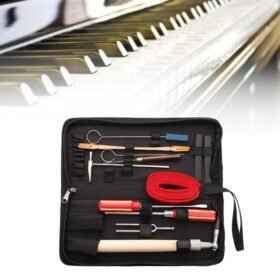 Firebrick 13Pcs Professional Piano Tuning Maintenance Tool Kits Wrench Hammer Screwdriver with Case US