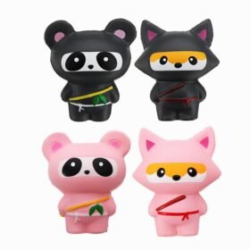 14cm Cute Jumbo Squishy Ninja Cat Fox Panda Scented Super Slow Rising Kids Toy Gift - Toys Ace
