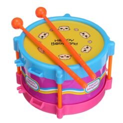 Goldenrod 7 PCS Baby Kids Roll Drum Musical Instruments Band Children Percussion Toy Gift