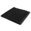 Black 24PCS 50x50x5cm Studio Acoustic Soundproof Foam Sound Absorption Treatment Panel Tile Protective Sponge