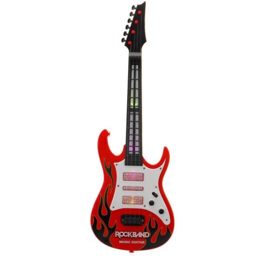 Firebrick 4 String Music Electric Guitar Children's Musical Instrument Children's Toy