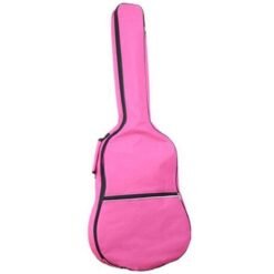 Hot Pink 39 40 41 Inch Double Straps Padded Waterproof Acoustic Guitar Bag