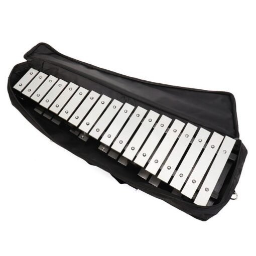 White Smoke 30 Note Xylophone Foldable Vibraphone Percussion Music Instruments with Bag