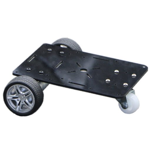Dark Slate Gray 4WD Tricycle DIY Metal Smart RC Robot Car Chassis Base