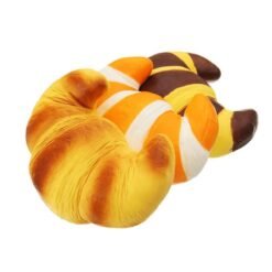 SquishyFun Jumbo Croissant Squishy Bread Super Slow Rising 18x12cm Squeeze Collection Toy Fun Gift - Toys Ace