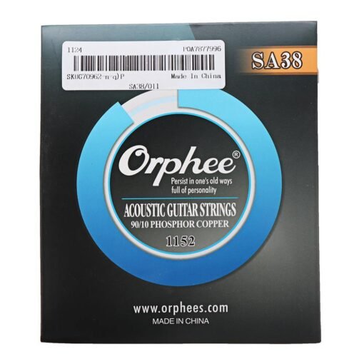 Orphee Acoustic Guitar Strings Set SA Series Professional Extra Light String 90/10 Bronze Metal String for Guitar Accessories