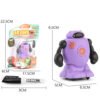 Medium Purple Induction Following Car Robot Children's Educational Drawing Line Inductive Truck Toys Gifts