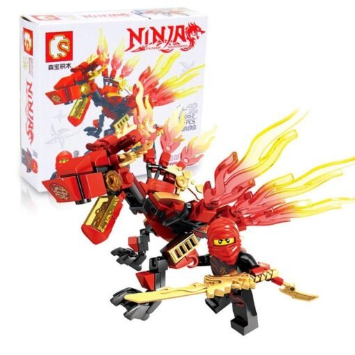 LOZ Sembao Dragon Phantom Ninja Compatible Blocks Assembly Bricks Blocks Toys Dragon Knight - Toys Ace