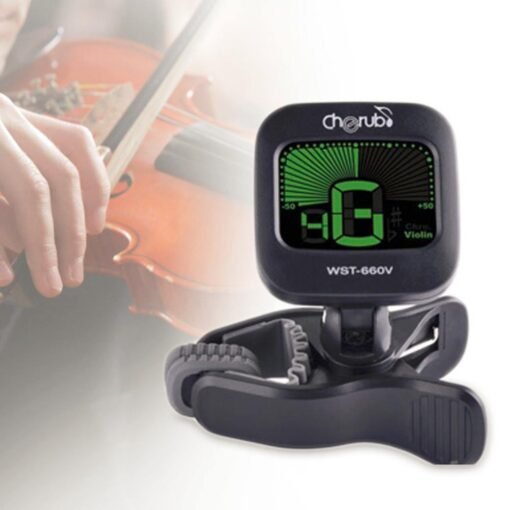 Cherub WST-660V Adjustable Clip on Tuner with LCD Display for Violin - Toys Ace