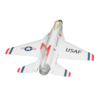 Gray F16 750mm Wingspan EPO Material Ducted Fan EDF Jet Warbird RC Airplane KIT