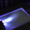 Dark Slate Blue A3 Size 3D Children's Luminous Drawing Board Toy Draw with Light Fun for Kids Family