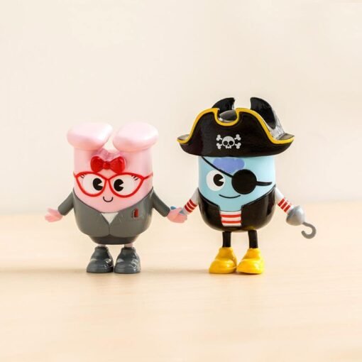 Jordan&Judy HO087 68*33*76mm Pirate Doll Cute Cartoon Action Figure Gift Display - Toys Ace