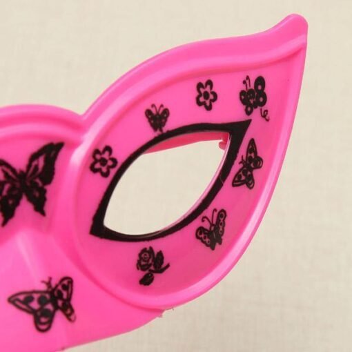 Hot Pink Creative Glasses Mask Festival Party For Children Christmas Halloween Gift Toys