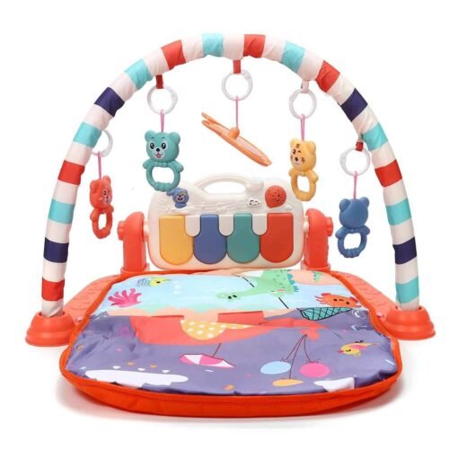 Sandy Brown Baby Toys Play Mat Lay and Kids Gym Playmat Fitness Music Fun Piano Boys Girls Gift