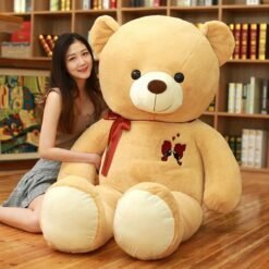 Couple Ribbon Teddy Bear Plush Toy pillow - Toys Ace