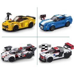 Super Racers Supercar Racing Car Building Blocks - Toys Ace