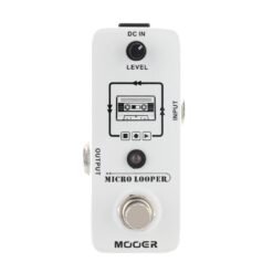 Lavender Mooer Micro looper Mini Loop recording Effect Pedal Max Recording Time 30 minutes for Electric Guitar True Bypass Guitar Parts