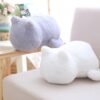 Pure Color Back Cat Plush Doll Fashion Cute Stuffed Animal Simple Plush Toy Room Decorations Girlfriends Birthday Holiday Gifts - Toys Ace