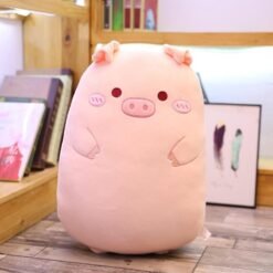 Net Red Cute Cartoon Plush Toy Lazy Sleeping Round Pillow New Creative Girl Heart Pillow - Toys Ace