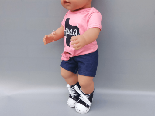 Dearbei Shaf Doll Casual Set 18-Inch American Girl Doll Clothes Simple Fashion Doll Accessories - Toys Ace