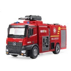 Brown HuiNa 1562 RTR 1/14 2.4G 22CH RC Vehicles Water Spray Fire Sprinkler Truck Sound Lighting Models