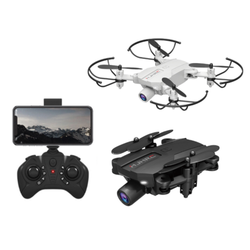 Dark Slate Gray HJHRC HJ66 Mini WIFI FPV With 4K HD Camera Altitude Hold Headless Mode RC Drone Quadcopter RTF