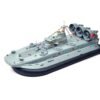 Gray Brushless Warship RC Boat 2.4G 1/110 Ship Model HG-C201 Landing and water Air Cushion Landing Craft