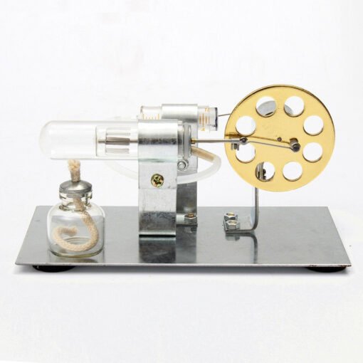 Khaki Mini Hot Air Stirling Engine Model Engine Model DIY Science Toy