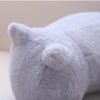 Pure Color Back Cat Plush Doll Fashion Cute Stuffed Animal Simple Plush Toy Room Decorations Girlfriends Birthday Holiday Gifts - Toys Ace