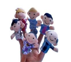 One family refers to even hand plush toy dolls, cloth manufacturers wholesale spot (Picture color) - Toys Ace