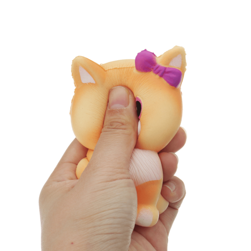 Yellow Cat Squishy 10*6CM Slow Rising with Packaging Collection Gift Soft Toy - Toys Ace