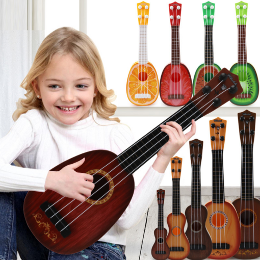 Retro Guitar Toys Children'S Interest Training Musical Toys - Toys Ace