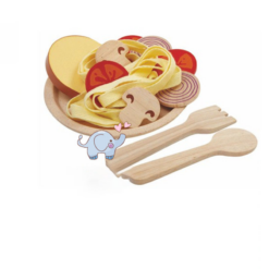 Wooden Playset Cooking Pasta Spaghetti - Toys Ace