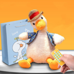 Plush Toy Figurine Sand Sculpture Learn to Speak Can Sing Sand Sculpture Duck - Toys Ace
