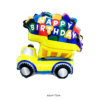 Large Transportation Vehicle Aluminum Film Balloon Children'S Birthday Toy Train Decoration - Toys Ace