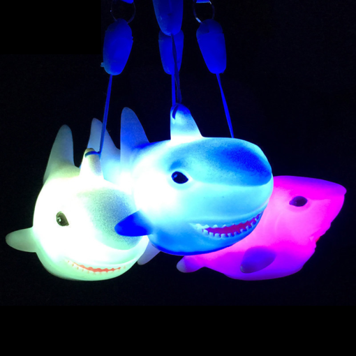 Acrylic Plastic Crystal Flashing Lanyard Night Light - Toys Ace