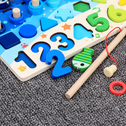 Children'S Toys, Puzzles, Puzzles, Baby Numbers, Early Education, Intellectual Development, Wooden 1 Toddler Boys - Toys Ace