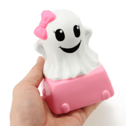 Connie Squishy Ghost Cake Humbo 12Cm Slow Rising with Packaging Halloween Decor Collection Gift Toy - Toys Ace