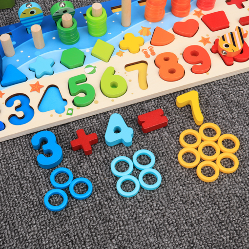 Children'S Toys, Puzzles, Puzzles, Baby Numbers, Early Education, Intellectual Development, Wooden 1 Toddler Boys - Toys Ace