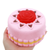 Squishy Rose Cake 12Cm Novelty Stress Squeeze Slow Rising Squeeze Collection Cure Toy Gift - Toys Ace
