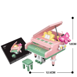 Small Particle Building Blocks New Product Violin and Piano Inserting Building Blocks Puzzle - Toys Ace