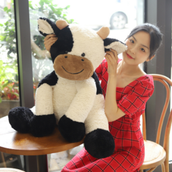 Toy Cute Sitting Cow Doll Cow Plush Toys Wholesale Ox Year Mascot
