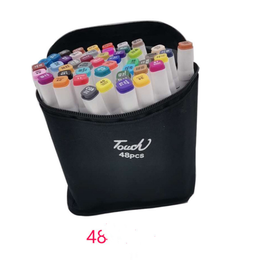 Marker Touch Set Children'S Color Oily Color Double-End Pen