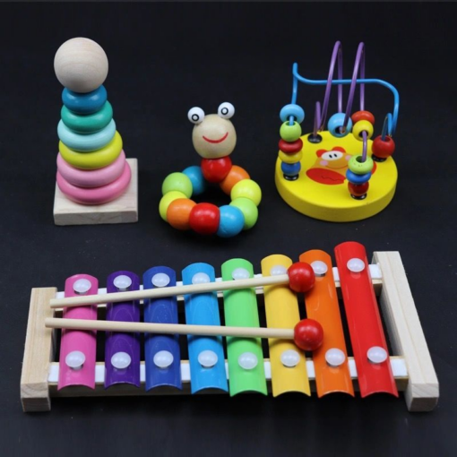 Xylophone Children Eight Tone Small Hand Knocking on the Piano - Toys Ace